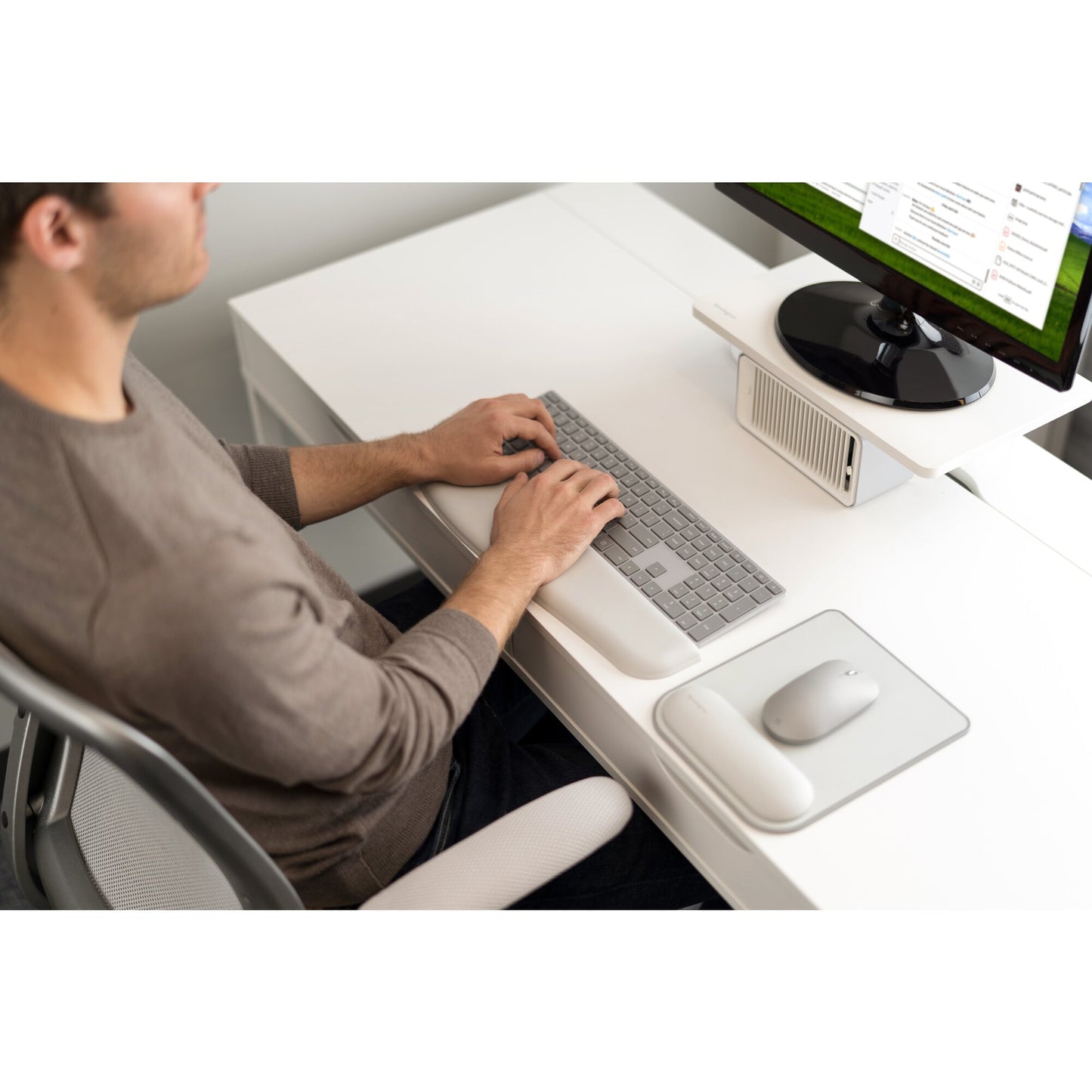 Tapis souris ergonomique - confort et précision