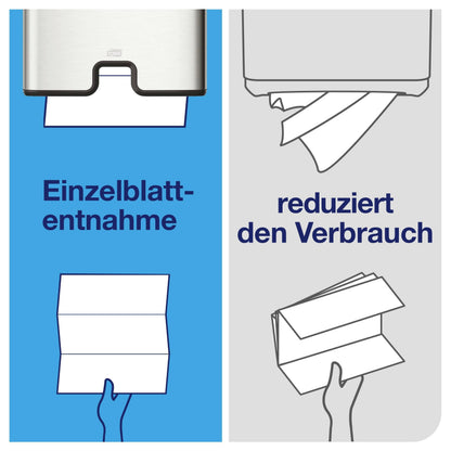 Essuie-mains blanc compresses Z tork 225 feuilles