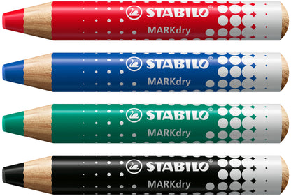 Crayon marqueur pour ardoises et tableaux blancs STABILO MARKdry
