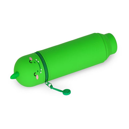 Trousse Legami 2-en-1 Dino - Silicone Souple Rétractable