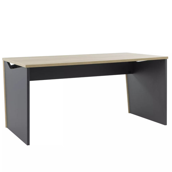 Bureau ITALIC - L120 - Imitation chêne du bocage/anthracite