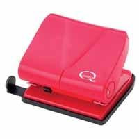 Perforateur 2 trous - capacité 20 feuilles rouge