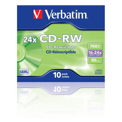 Cd-rw 700mb 80min - haute compatibilité 24x
