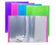 porte-vues soudees 160 vues iderama polypro -couleurs assorties