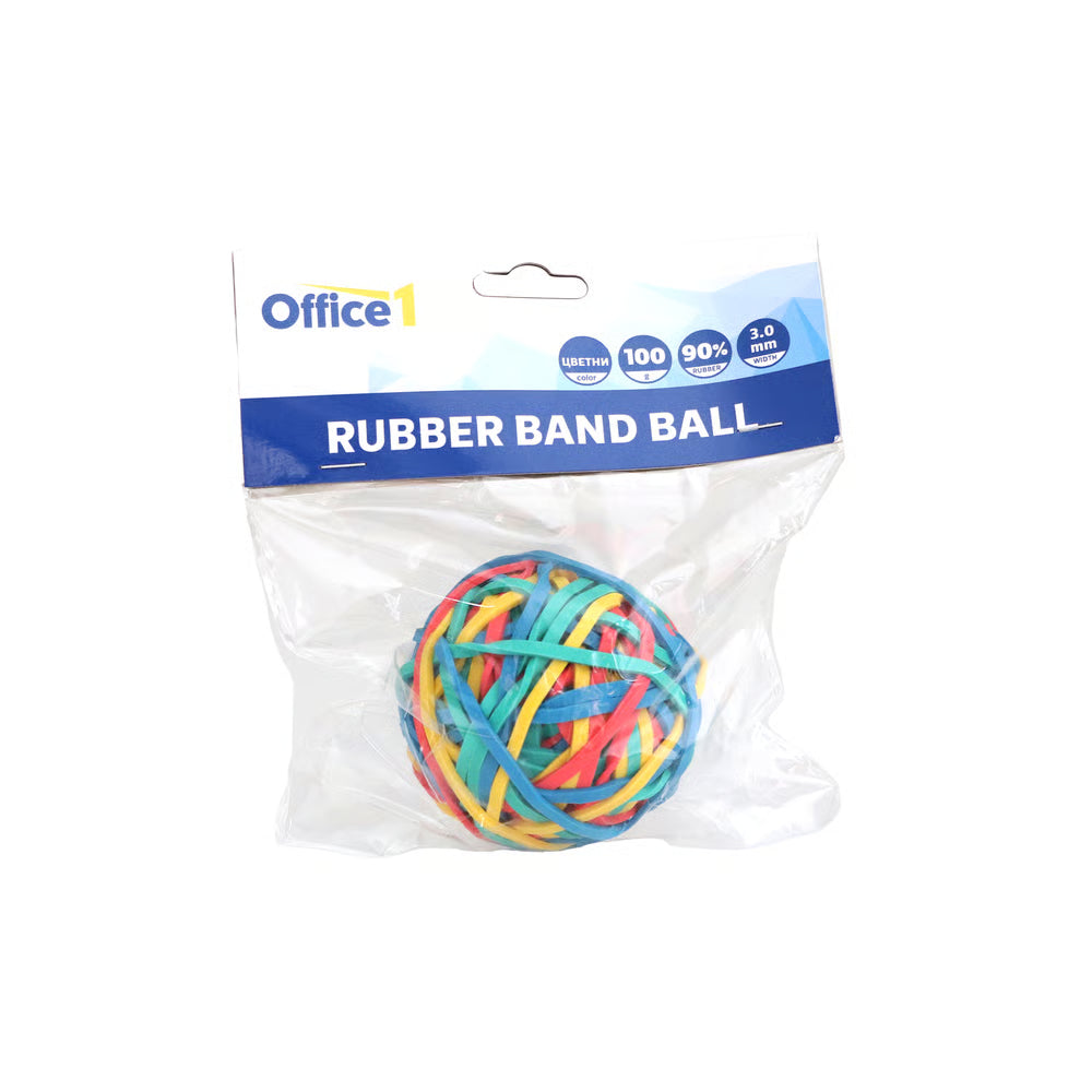Elastiques couleur  boule de 100grs