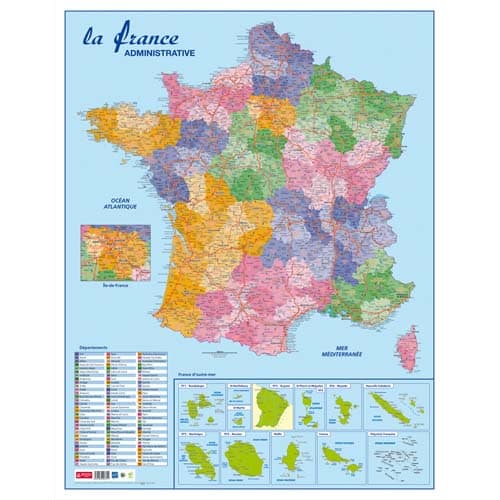 Carte France Administrative