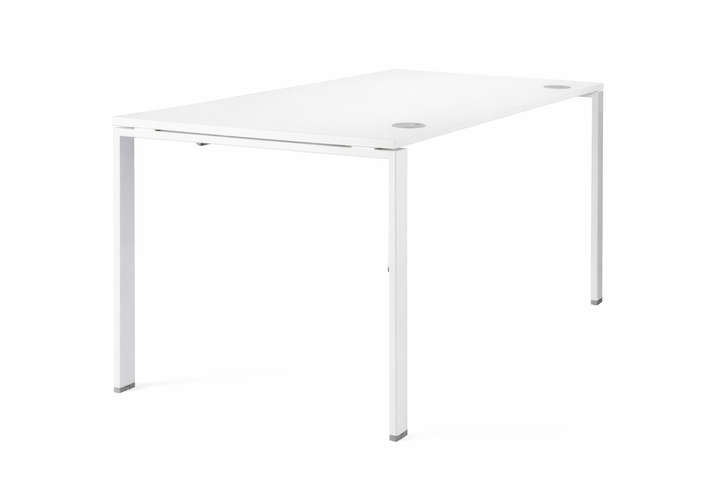 BUREAU DROIT 120X60CM BLANC - GAMME WORK